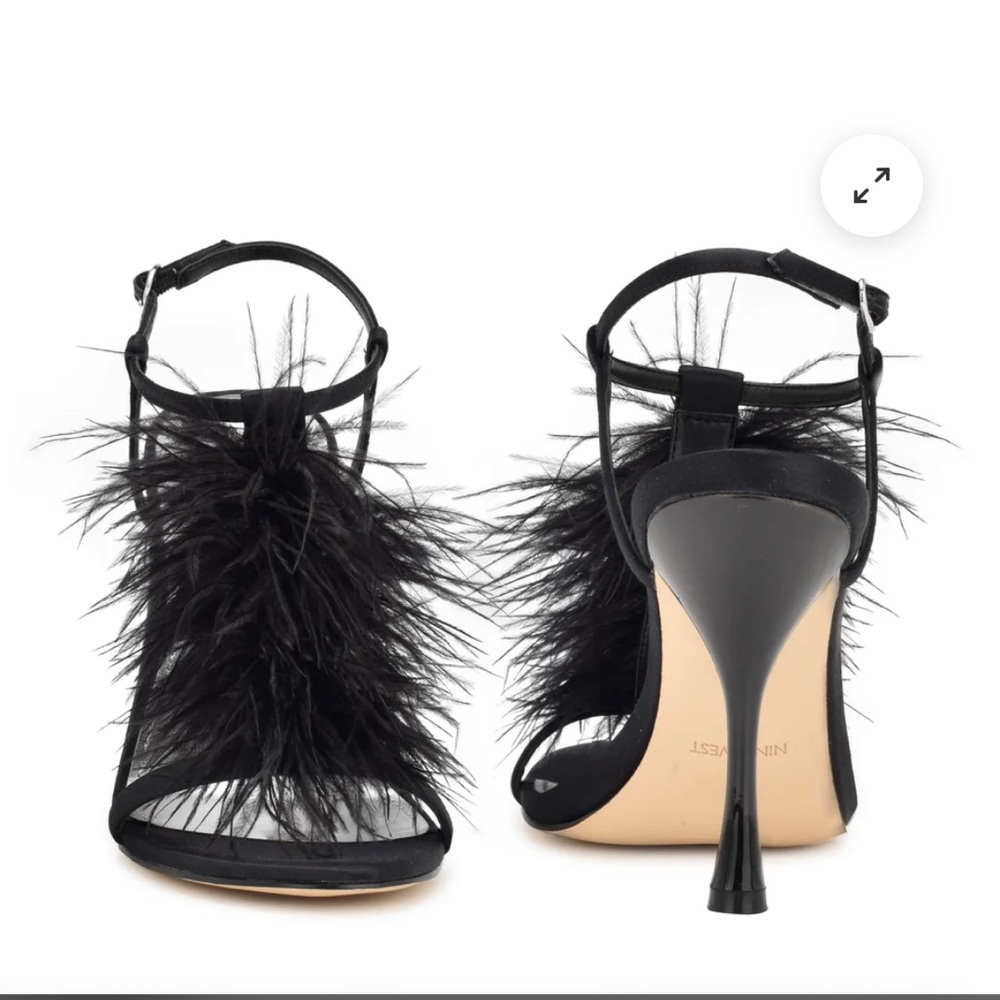 Brand new only tried on one foot. Nine West Million Ankle Strap Heeled Sandals